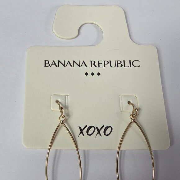 Banana Republic Mother of Pearl Half Moon Earrings - Picture 2 of 5
